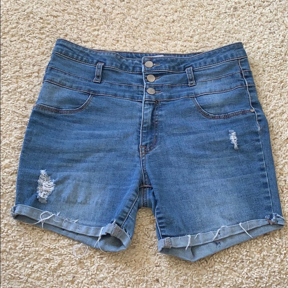 High waisted shorts